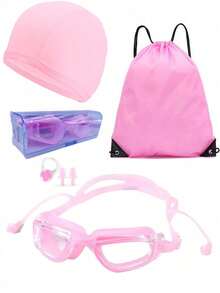 Swimming Goggles, Ultra Clear Vision Anti-Fog, Adult Swimming Goggles, Suitable For Various Swimming Activities With Storage Case - Multicolor - View 2