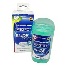 Fio Dental 500 metros Encerado Tampa Flip Não Desfia Medfio - Branco - Visão 7