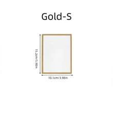 1/3pcs Stainless Steel Photo Frame, Vertical Rectangular Picture Frame, Suitable For Displaying Personal, Family Or Memorial Photos, Enhances Decorative Effect, Suitable For Various Occasions, Holiday Gifts, Desktop Decoration Home - Multicolor - View 12