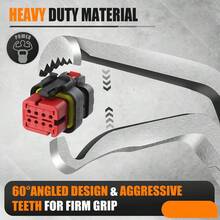 Automotive 3PC Electrical Disconnect Pliers For Connector Wire Plug Removal - A - View 6