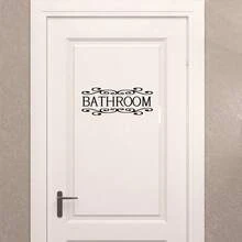 Stiker Dinding/Stiker Dekorasi Rumah untuk Kamar Mandi, Tanda Kamar Mandi, Pintu, Aksesoris, Stiker Dinding, WC, Toilet - kamar mandi - View 6