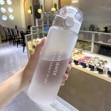 1pc 780ml Leak-Proof Sports Water Bottle With Time Scale, Reusable Portable Fitness Travel Cup, Suitable For School, Yoga, Outdoor Daily Use, Cute Party Gift, Perfect For Mother's Day, Valentine's Day, Graduation Season - Multicolor - View 10