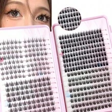 400 Pcs DIY Natural Multiple Styles Cluster Lashes Manga Lashes Soft Wispy Individual Cluster Eyelashes Extension Makeup - View 4