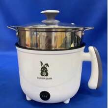 Small Electric Cooker Electric Steamer Multi-Function Pot, Multi-Function Pot (Inner Pot Cannot Be Removed), Suitable For 1-3 People, Convenient And Fast Electric Steamer Cooker With Upper Steaming And Lower Cooking, Used For Stir-Frying/Stewing/Steaming Non-Stick Electric Cookware, Cooking Various Foods Like Chicken, Noodles, Rice, Soup, Porridge, Oatmeal, Hot Pot, Steaming Eggs, Buns, Mantou, Hot Pot, Etc., Kitchen Appliances - US A Type Plug(110-127V) - View 14