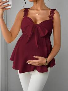 Maternity Bodysuits - Bordeaux - View 1