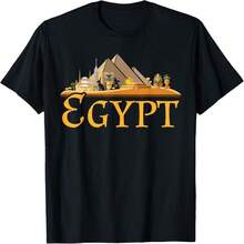 Pyramids Egypt T-Shirt - Black - View 10