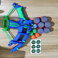 6pcs Sticky Ball Archery Dart Board Set, Sticky Ball Target Shooting Suction Cup Ball, Ideal Birthday Gift - Multicolor - View 13