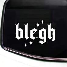 1 pieza Pegatina para parachoques de coche y camión Bligh Sparkles, vinilo impermeable, calcomanía para ventana trasera, parabrisas y espejo retrovisor, adecuada para fans de música gótica y metal, fácil de aplicar - A - Ver 9