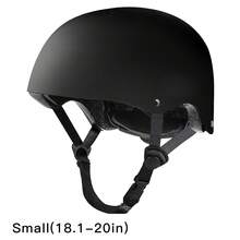 Skateboard Bike Helmet For Adults Adjustable Unisex Adult Helmet - Stylish & Cool, Perfect For Men & Women - Ideal Holiday & Birthday Gift - Available In Black & White - Paintable & Suitable For Various Sports - Pure Black-s - View 9
