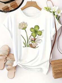 Women T-Shirts - White - View 1