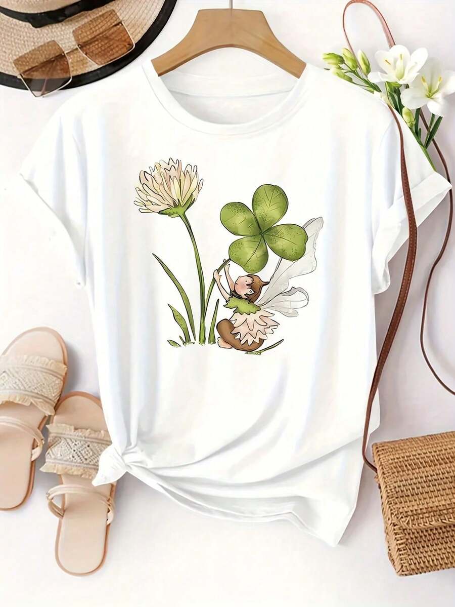 Women T-Shirts - White - View 1