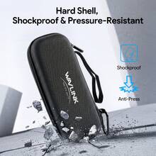 EVA Hard Case For SSD Enclosure, Portable Cable Storage Bag Travel Organizer Pouch For USB Cables Adapter, Shockproof Protective Zipper Carrying Case For Tech Accessories - View 4