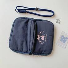 1pc Ballet Rabbit Storage Bag, Cute Wallet Design, Can Be Used As Portable Makeup Bag Or Tissue/Sanitary Pad Storage Bag, Suitable For Home, Travel, Vacation Or School Use - Multicolor - View 8