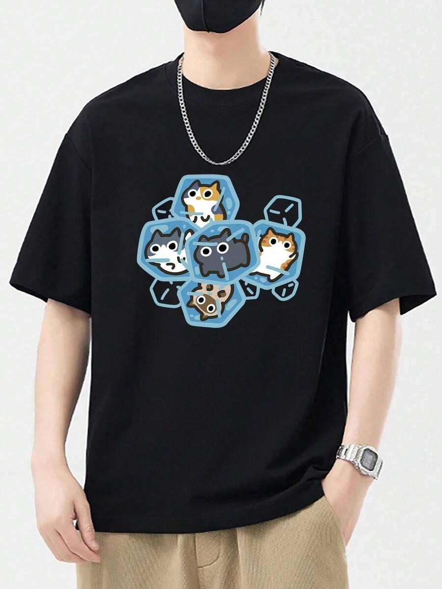 Men T-Shirts - Black - View 1