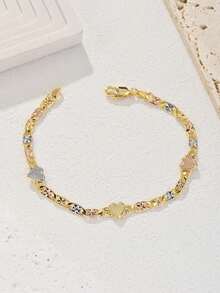 1 Romantic Bracelet With Elegant Butterfly Design For Women, Versatile Accessory Ideal For Daily Use, Dates, Parties And Gift For Friends - 黑色 - 查看 1
