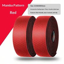 Mamba Texture Road Bike Handlebar Grips With Anti-Slip Wrap For Drop Handlebars - Durable Colored Cycling Accessories - Multicolor - View 11