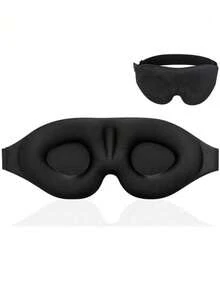 Ultra Soft 3D Sleep Eye Mask, Light Blocking Eye Cover For Insomnia Relief, Unisex Sleeping Mask For Student Nap & Travel, Ideal For Long Haul Flight, Deep Sleep, Business & Yacht Trips, Must-Have Rest Accessory For Back To School - Multicolor - View 9