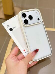 3pcs Set [Black + White + Transparent] Acrylic Material Colorful Edge Transparent Hard Phone Case Compatible With IPhone 17 Pro Max/17 Pro/17/16 Pro Max/16/16 Pro/16 Plus/15/15 Pro Max/15 Pro/15 Plus/11/12/13/14 Pro Max/12 Pro/12 Pro Max/13 Pro/13 Pro Max/14 Pro/14 Pro Max/14 Plus, Ins Style High-End Feel - Pack Of 3 [Transparent + Black + White] - View 3