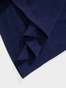 Men's Duck Pattern Summer Casual Round Neck Short Sleeve T Shirt - 黑色 - 查看 4