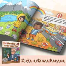 Kids Science Reading Game Book, Matter And Its Properties Learning Story For Early Physics Exploration And STEM Thinking Back To School - Early Physics Exploration - View 4