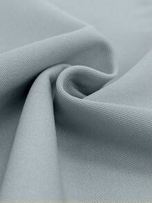 Women's Elegant Office Trousers With Pleated Side Pockets And A Slim Fit, Suitable For Casual Spring Wear - 藍色 - 查看 1