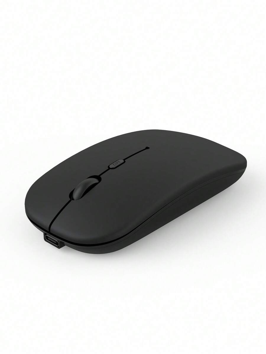 Upgrade Your Computer Experience With A Rechargeable Wireless Mouse - 2.4GHz Silent Optical Mouse, Suitable For Laptops - Black - View 1