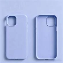 Solid Light Purple Premium TPU Shockproof Phone Case, Soft Protective Cover For IPhone - Lilac Purple - View 1