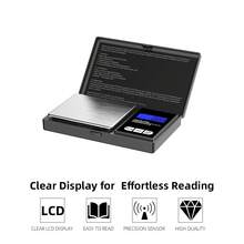 500g/0.01g Mini High Precision Digital Scale, Smart Calibration & Multi-Unit Conversion, Jewelry Gold Laboratory Dedicated, Portable Anti-Slip LCD Screen, Home/Kitchen/Baking/Travel Weighing Tool, Accurate Durable Jewelry Scale - Black - View 6