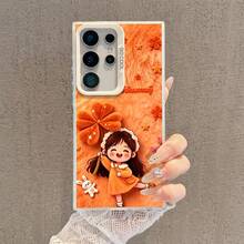 1 pieza | Funda con borde TPU suave y respaldo PET+PC. Diseño bonito, compatible con varios modelos . Antirrayaduras y tacto cómodo, combina con todo estilo. MXSXCYK132 - CYK-WH-MXSXCYK132 - Ver 2