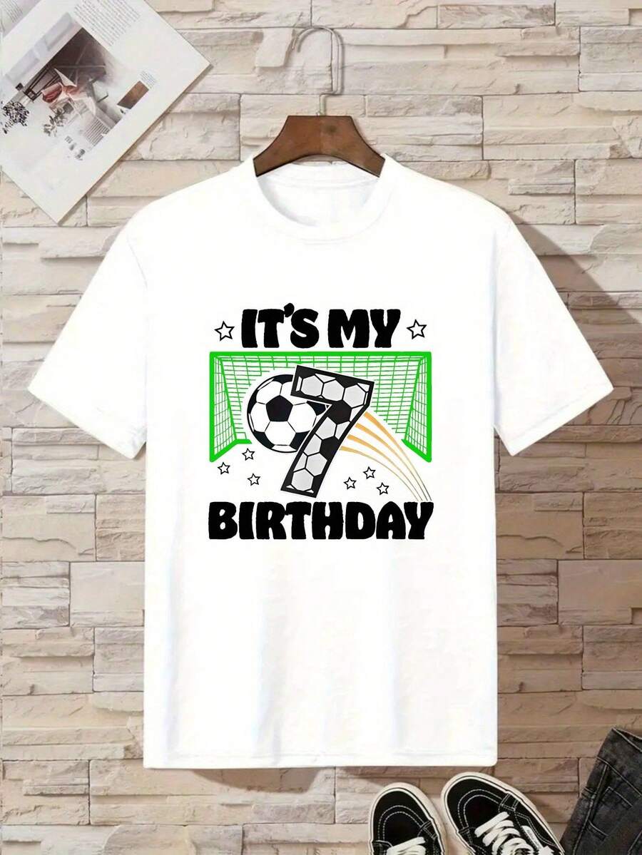 Camiseta de manga corta para niño - Blanco - Ver 1