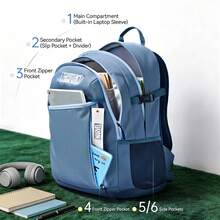Disney Large Capacity Backpack With Multiple Pockets, Durable And Breathable, Outdoor Travel Student School Bag, Versatile Style, Large Size - Single Piece - View 3