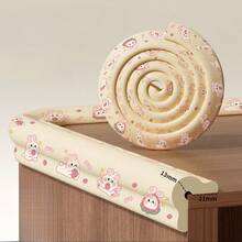Cute Pink Rabbit Corner Guards, Self-Adhesive Rubber Anti-Collision Corner Protectors, Cartoon Safety Cushion Pads - Multicolor - View 12