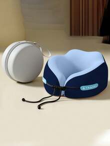 1/2 piezas Almohada de cuello en forma de U de espuma de memoria, múltiples opciones, almohada portátil para siestas de viaje, almohada de cuello de rebote lento, esencial para siestas en la oficina, almohada de soporte de cuello para viajes en avión, desmontable y lavable a máquina, con bolsa de almacenamiento, soporte de cuello, almohada de viaje con soporte de rebote lento - Multicolor - Ver 12