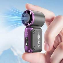 Portable Quiet Mini Electric Fan, Suitable For Outdoor, Travel, Office Use, Travel Accessory, Battery Capacity: 500mAh - Multicolor - View 1
