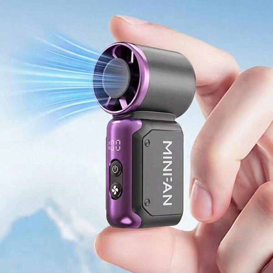 Portable Quiet Mini Electric Fan, Suitable For Outdoor, Travel, Office Use, Travel Accessory, Battery Capacity: 500mAh - Multicolor - View 1