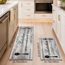 1pc Home Decor, Pattern Printed Floor Mat, Diatomaceous Earth Kitchen Rug, Kitchen Mat, Floor Mat, Easy To Clean, Printed Rectangular, Suitable For Living Room, Bedroom, Hallway, Bathroom, Laundry Room - Polyester Carpet, Suitable For Indoor And Outdoor Home Decor - Multicolor - View 10