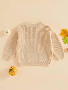 Newborn Baby Sweaters - Apricot - View 3