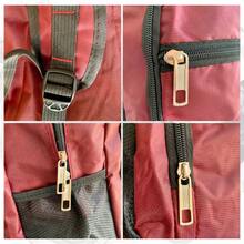 Mochila Unissex Notebook Resistente para Viagem ou Escola - Vermelho - Visão 5