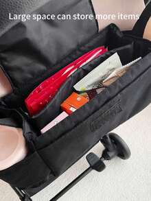 1 buah Tas Penyimpanan Gantung Multifungsi untuk Kereta Bayi, Desain Cetak Kartun Lucu, Cocok untuk Sebagian Besar Kereta Bayi, Praktis untuk Membawa Perlengkapan Bayi Saat Bepergian - Tas kereta dorong bayi - View 7