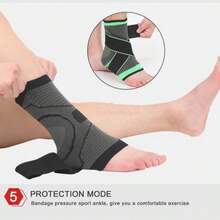 1pc Adjustable Compression Breathable Strap Outdoor Sports Running Football Ankle Support Brace - Multicolor - View 12