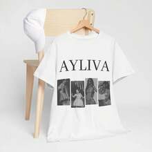 Ayliva T-Shirt In Black And White - 白色 - 查看 7