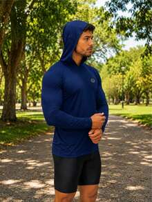 Kit 3 UV Protection Thermal Second Skin T-Shirt With Hood - 彩色 - 查看 5