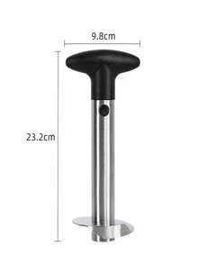 1pc Stainless Steel Pineapple Corer, Pineapple Core Remover, Easy-To-Use Peeler, Rust-Resistant Reinforced Stainless Steel Sharp Blade, Fruit Slicer Tool, Detachable Handle, Kitchen Essential, Corer (Random Color) - Multicolor - View 7