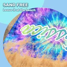 Personalized Customized Name 28*55 Inches Extra Large Beach Towel –Soft, Absorbent, Quick-Drying 100% Polyester,400 GMS Microfiber Beach Towel, Essential For Summer, Ldeal ForMen, Women, Girls, Boys, Wind & Sun Protection, Perfect For Beach,Party, Dr - Black - View 8