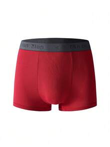Set de 7 calzoncillos tipo bóxer simples y cómodos para hombres - Rojo - Ver 1