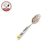 Cuchara de acero inoxidable auténtica de Snoopy con mango de cerámica, cuchara para sopa, tenedor, utensilios para arroz, tenedor para frutas - Ver 9