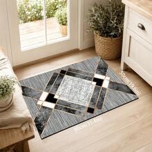 1pc, Home Decor, Pattern Printed Floor Mat, Diatomaceous Earth Kitchen Rug, Kitchen Mat, Floor Mat, Easy To Clean, Printed Rectangular, Suitable For Living Room, Bedroom, Hallway, Bathroom, Laundry Room - Polyester Carpet, Suitable For Indoor And Outdoor Home Decor - Multicolor - View 14