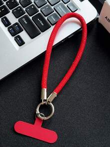 Cordón corto para teléfono, correa de muñeca minimalista y de moda anti-pérdida para viajes al aire libre, senderismo, compras, colgante de funda de teléfono anti-caída con gancho de metal, cuerda colgante duradera y resistente a roturas para hombres y mujeres - Multicolor - Ver 8