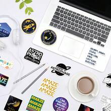 SCXXBSW 50pcs Rescue Plan Stickers, Cool Anime Decorative Stickers, Classic Gift Decorations, Value Pack, Cute Cartoon Stickers, Waterproof And Durable, Phone Case Decoration Stickers, Can Be Applied To Laptops, Top Choice Gift For The Holidays - Multicolor - View 8
