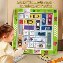 4-Color Logic Thinking Board Game, Moving Matching Puzzle Toy For Kids, Educational Desktop Game, Holiday Gift, Multi-Functional Logic Challenge Toy With Ball Color Matching, Puzzle Solving, Thinking And Reasoning Training, Early Education Game Board, Cartoon Animal 4-Color Moving Chess, Logic Thinking Training Toy For Children 3+ Years Old, Suitable For Home, Party, Parent-Child Interaction, Birthday, Halloween, Christmas, Thanksgiving, Easter Gift - Multicolor - View 5